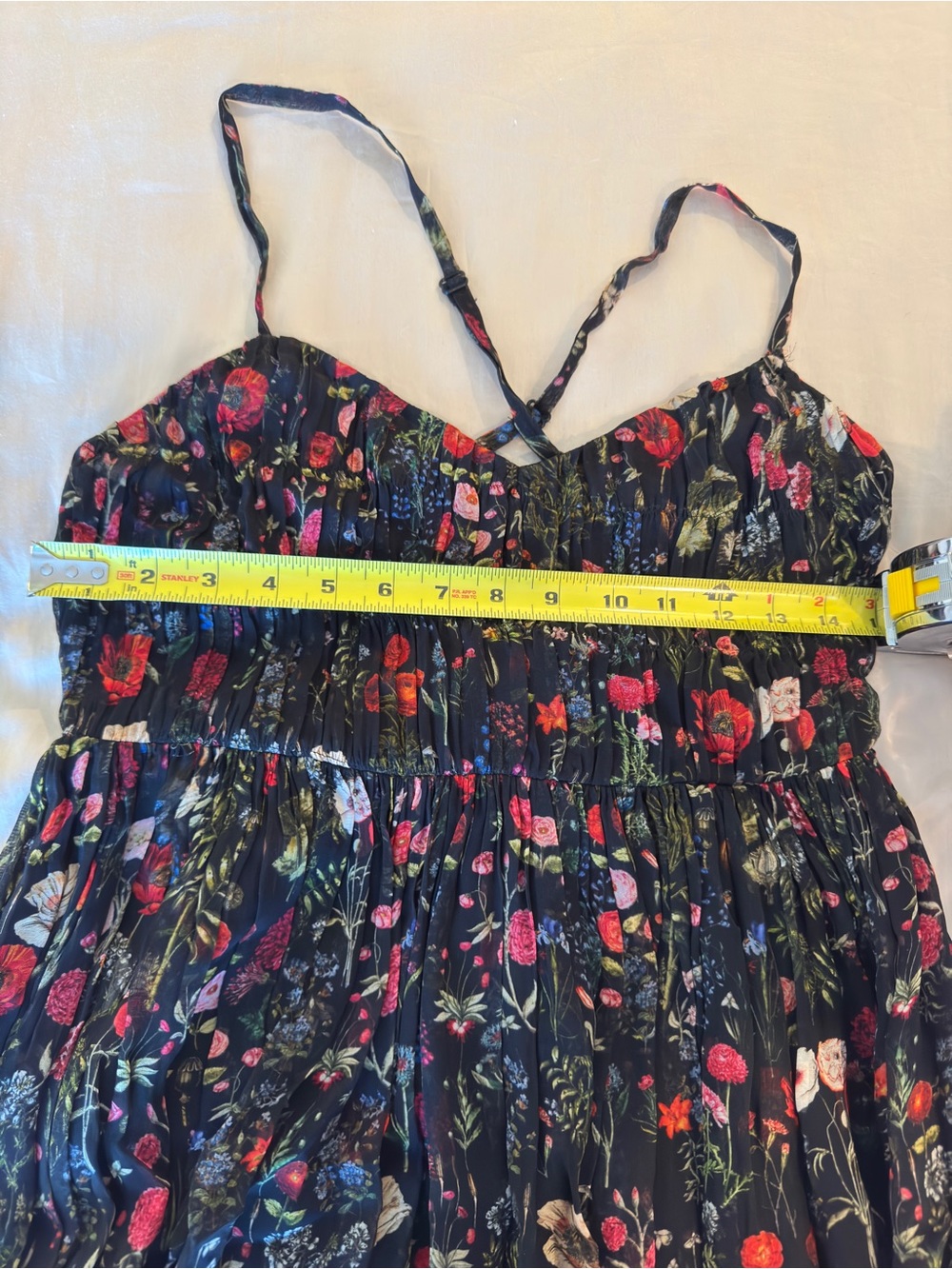 Payal Jain Black Floral Dress Size XS - Picture 9 of 14